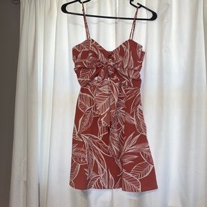Pink Lily floral dress